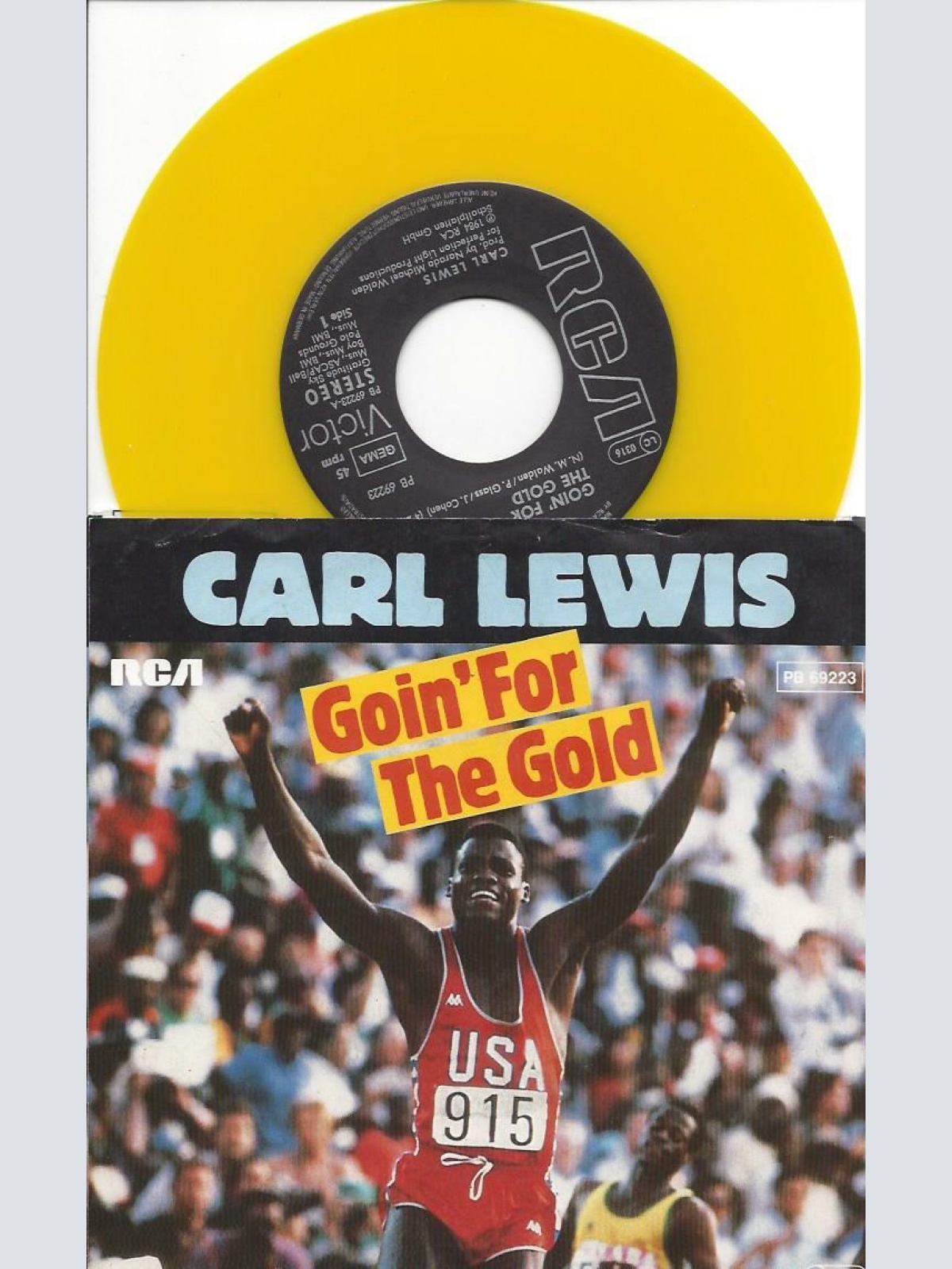 7" Carl Lewis – Goin' For The Gold