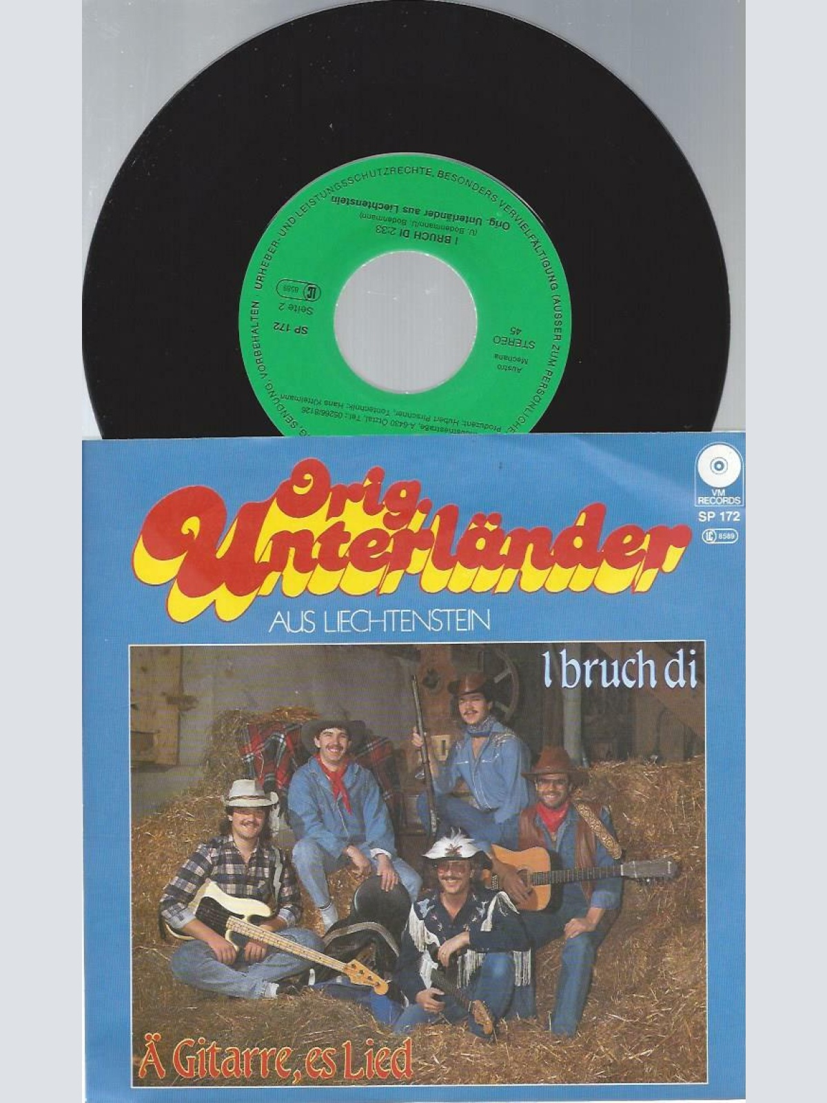 7" Orig. Unterländer Aus Liechtenstein – Ä Gitarre, Es Lied