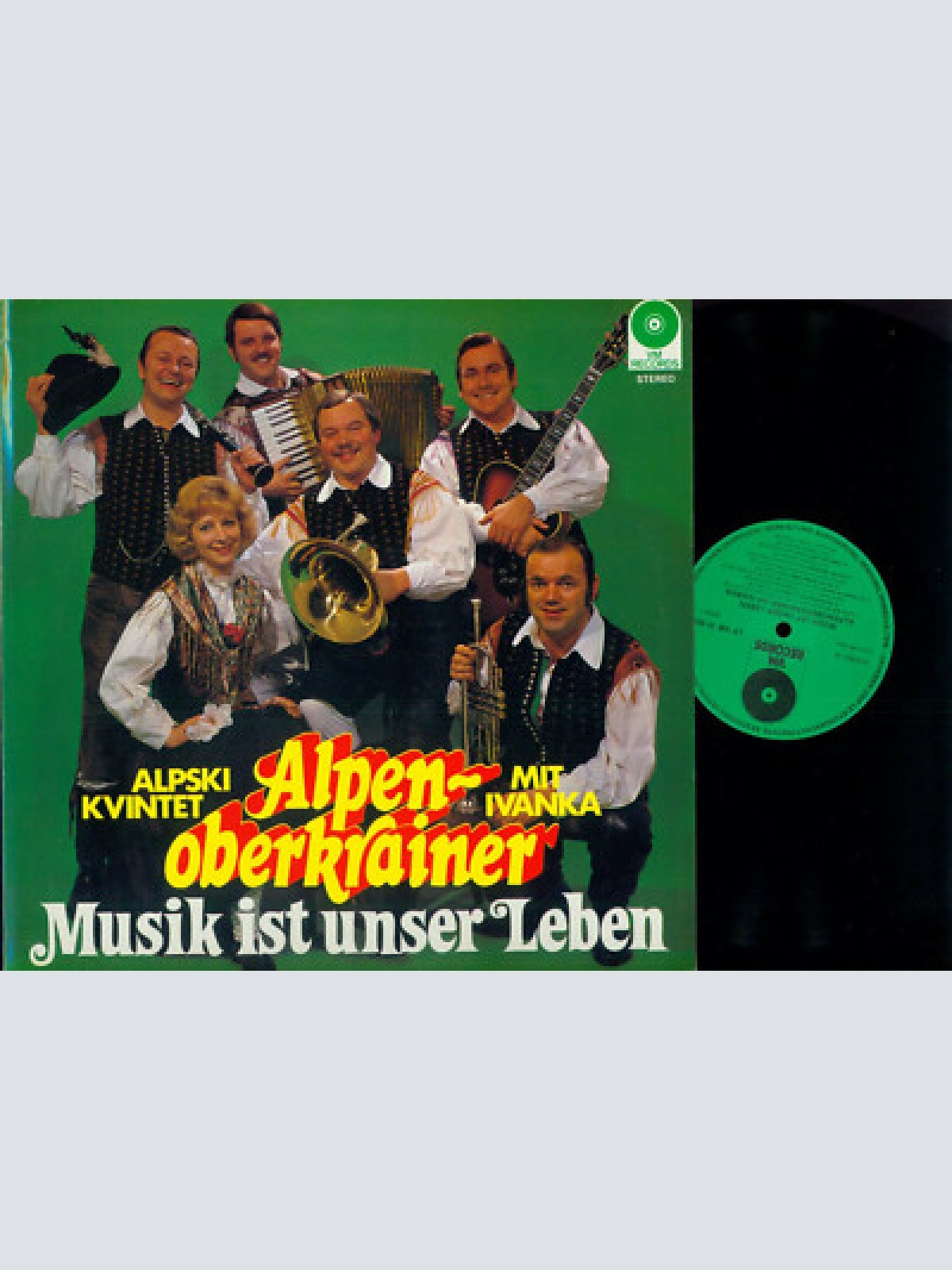 LP-- Alpenoberkrainer  Musik ist unser Leben /  VM Records Alpski Kvintet