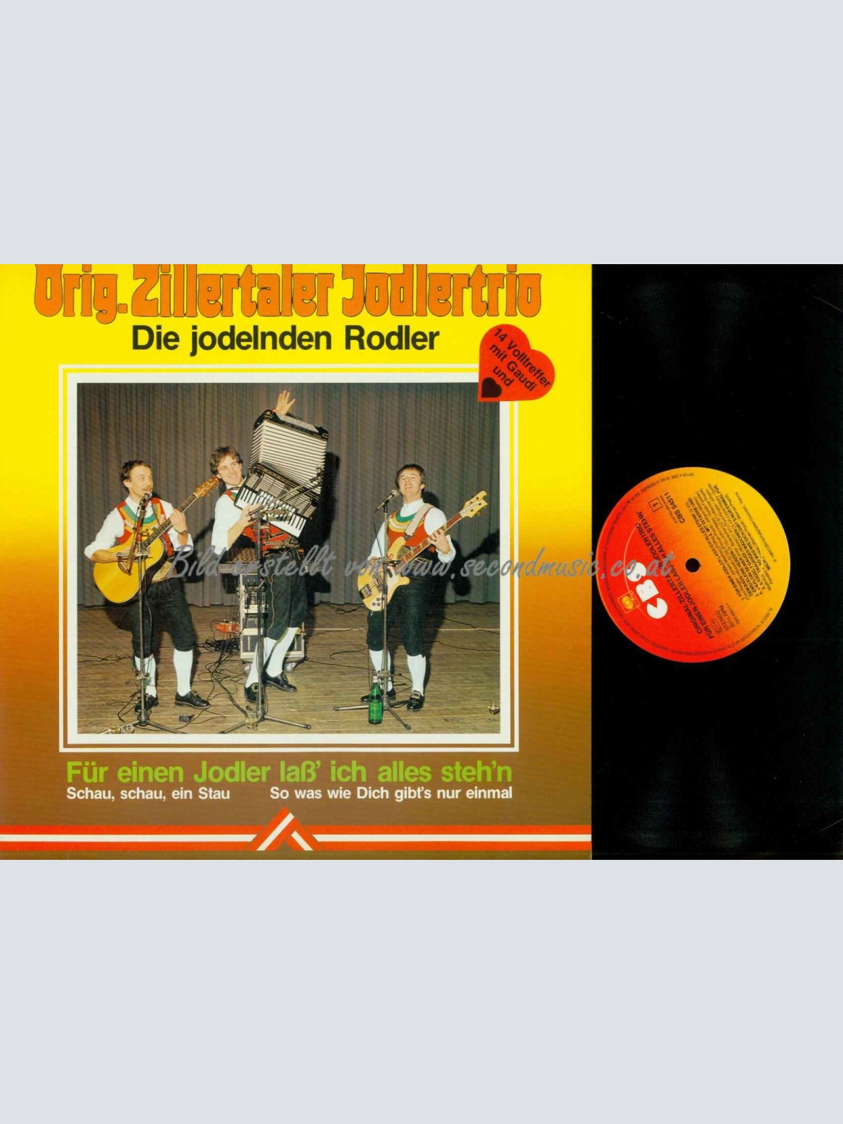 LP-Orig. Zillertaler Jodlertrio– Für Einen Jodler Lass Ich Alles Steh /   NM
