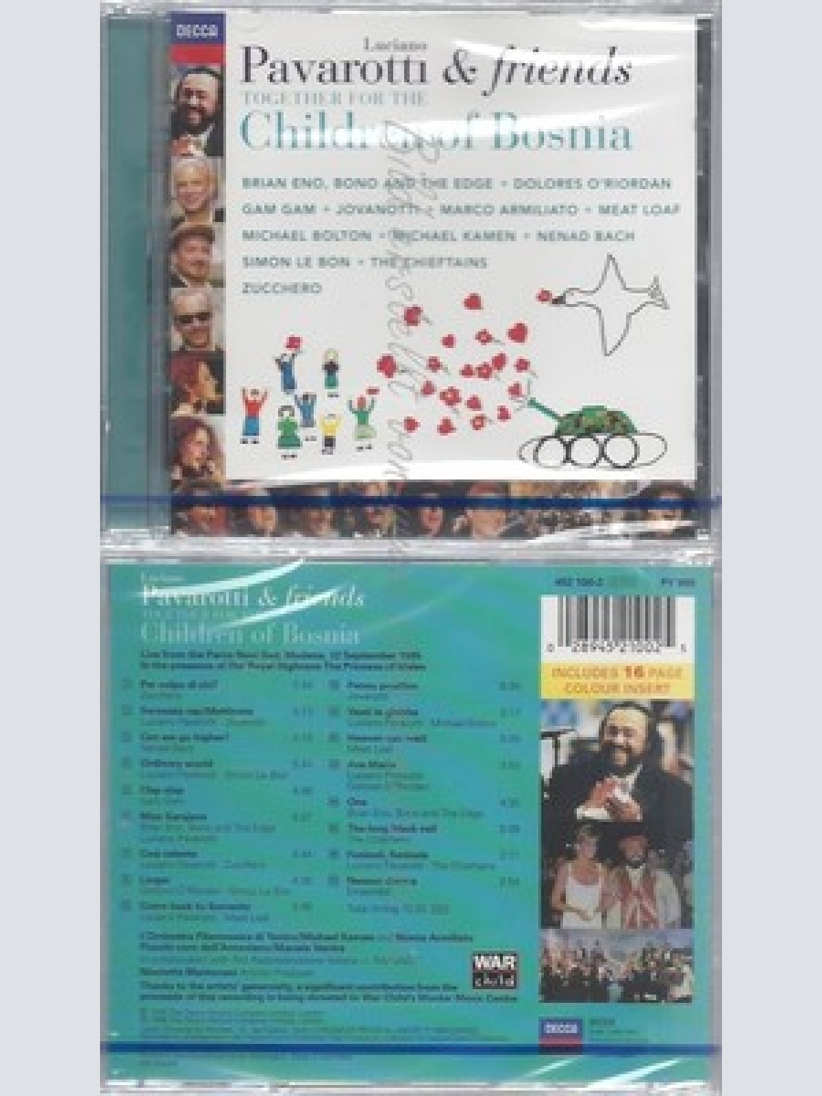 CD--NM-SEALED-PAVAROTTI, BONO, ENO UND --PAVAROTTI UND FRIENDS -TOGETHER FOR TH
