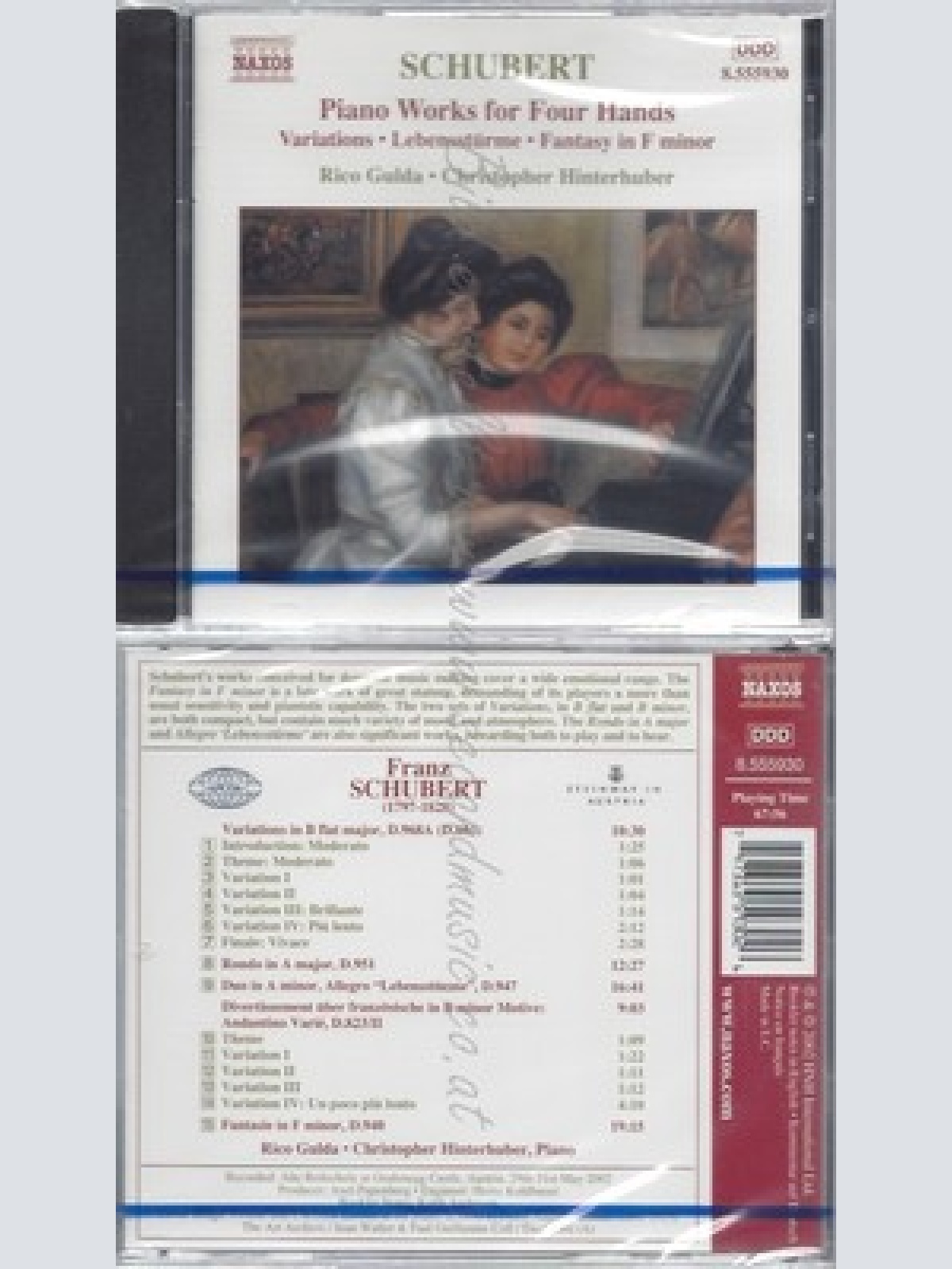 CD--NM-SEALED-RICO GULDA, CHR. HINTERHUBER UND FRANZ SCHUBERT -KOMPONIST- -2002