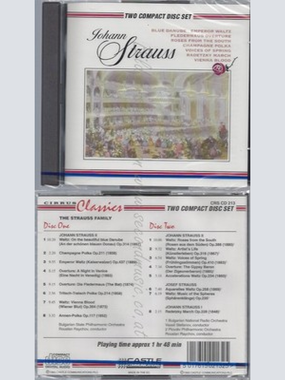 CD--NM-SEALED-R. RAYCHEV, BULGAR.STAATSPHILH. UND JOHANN -SOHN- STRAUSS -KOMPON