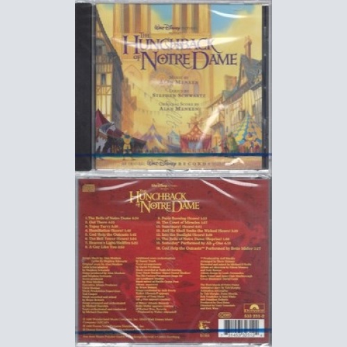 CD--NM-SEALED-OST UND VARIOUS -1996- - SOUNDTRACK -- THE HUNCHBACK OF NOTRE DAM
