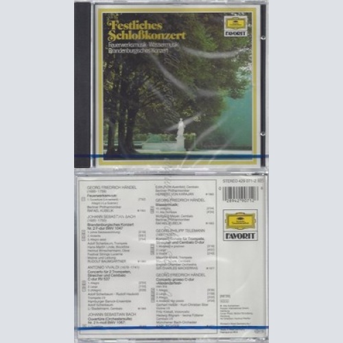 CD--NM-SEALED-KARAJAN, BP, ECO UND HÄNDEL -KOMPONIST- -1990- -- FESTLICHES SCHL