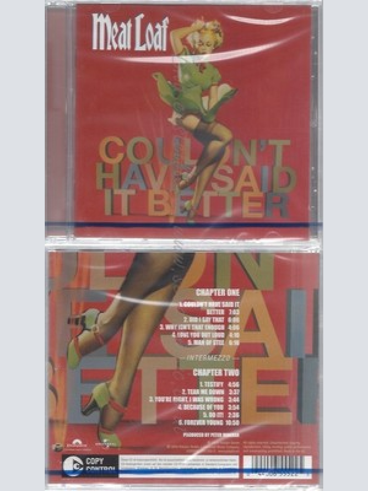 CD--NM-SEALED-MEAT LOAF -2003- -- COULDN'T HAVE SAID IT BETTER