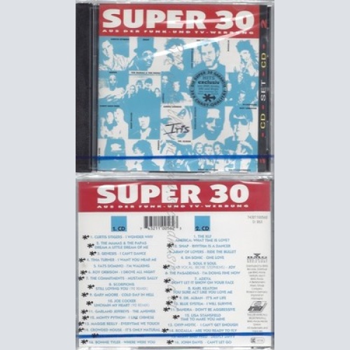 CD--NM-SEALED-CURTIS STIGERS, MAMAS & PAPAS, GENESIS UND SCORPIONS -- SUPER 30