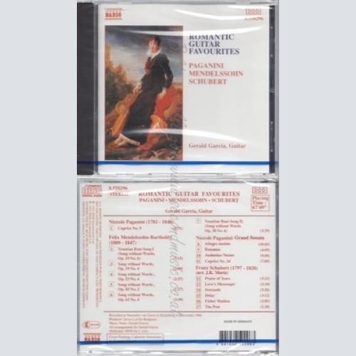 CD--NM-SEALED-GERALD GARCIA, MENDELSSOHN -KOMPONIST-, PAGANINI UND SCHUBERT -19