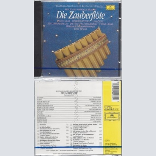 CD--NM-SEALED-LEAR, WUNDERLICH, BÖHM UND BP -1988- -- MOZART: DIE ZAUBERFLÖTE -