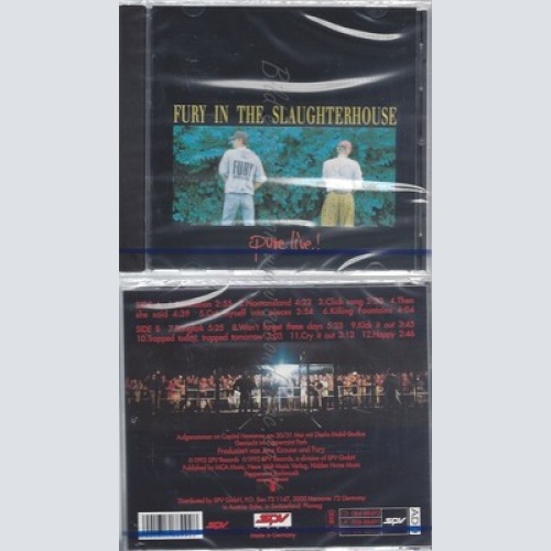 CD--NM-SEALED-FURY IN THE SLAUGHTERHOUSE -1992- -- PURE LIVE