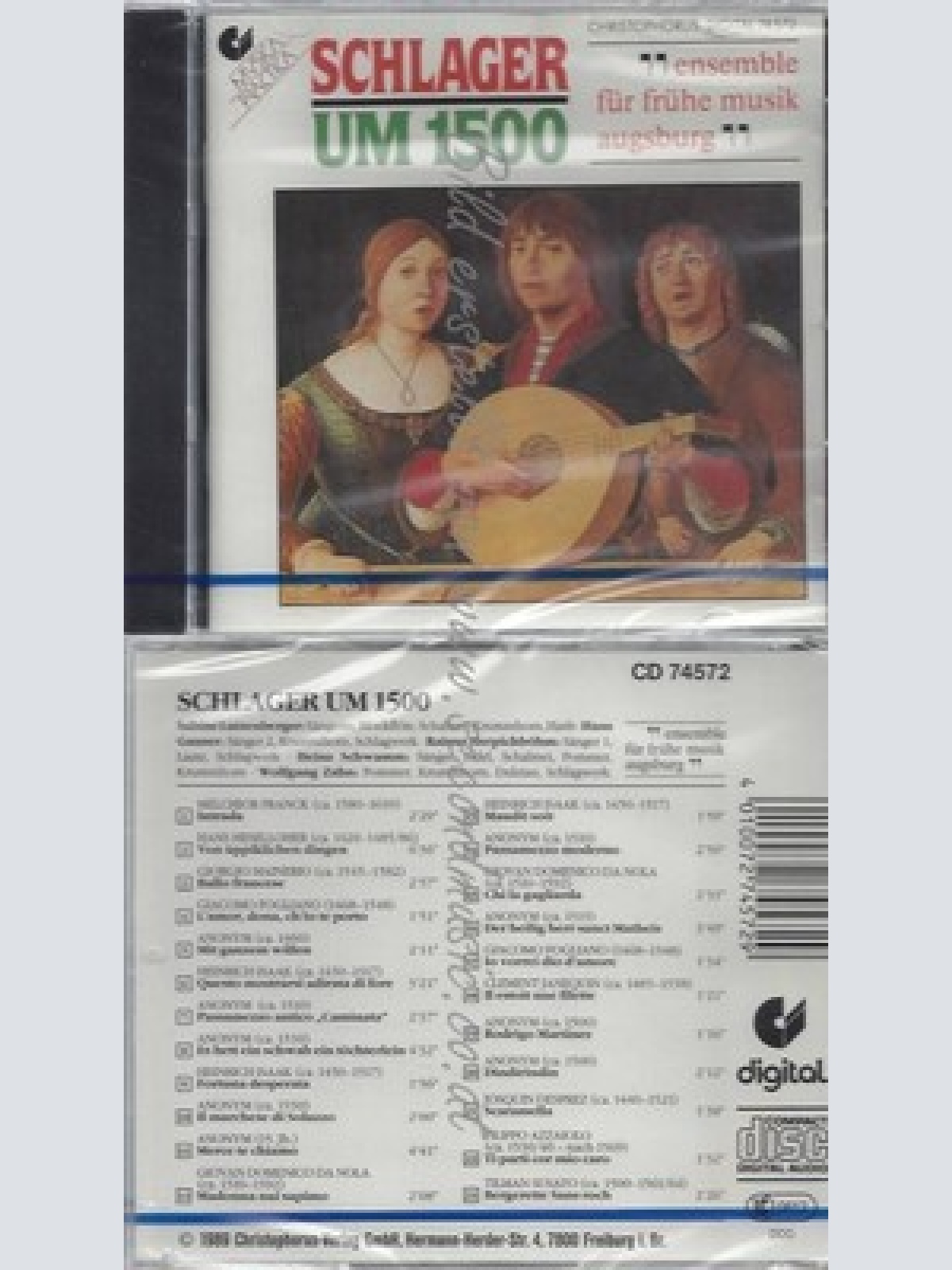 CD--NM-SEALED-ENSEMBLE FÜR FRÜHE MUSIK AUGS., HESSELOHER -KOMPONIST-, ISAAK UND