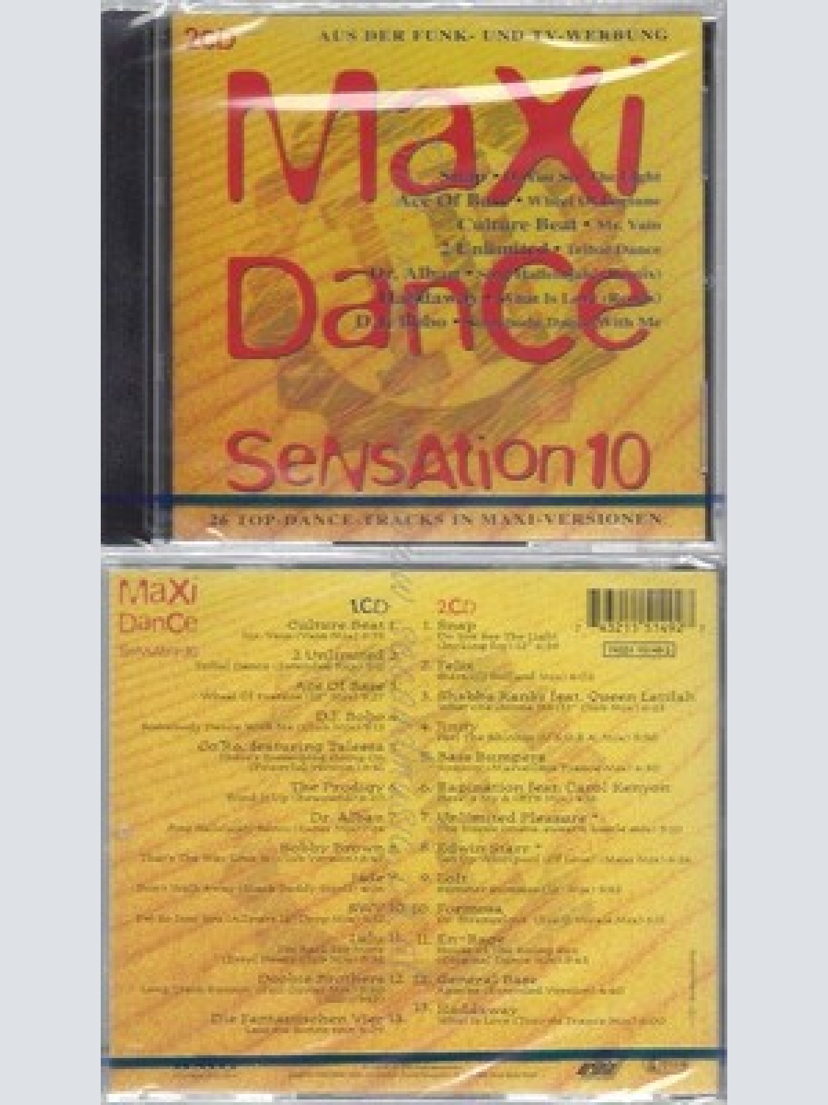 CD--NM-SEALED-CULTURE BEAT, 2 UNLIMITED, ACE OF BASE UND FELIX -- MAXI DANCE SE