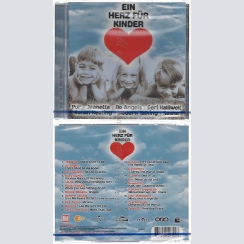 CD--NM-SEALED-DIVERSE, POP INTERNATIONAL, PUR UND JEANNETTE -2001- -- EIN HERZ