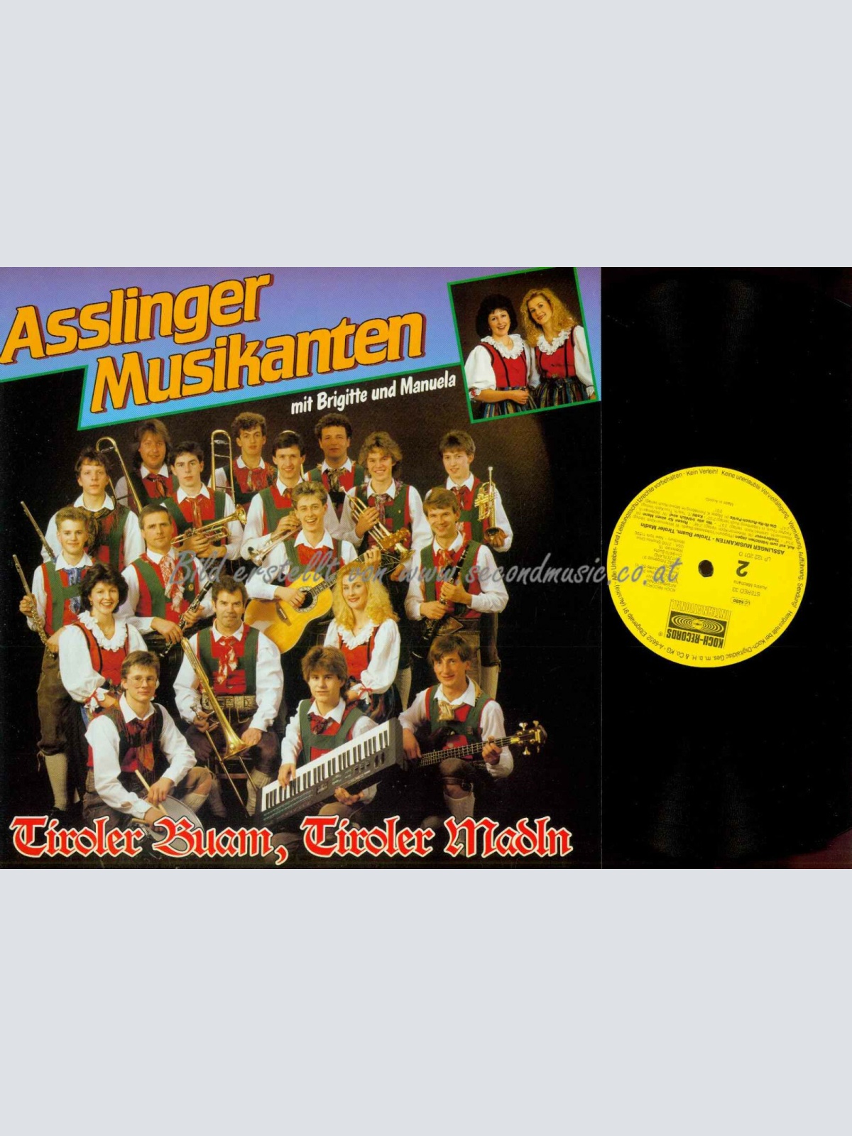 LP-- Asslinger Musikanten – Tiroler Buam, Tiroler Madln /  NM