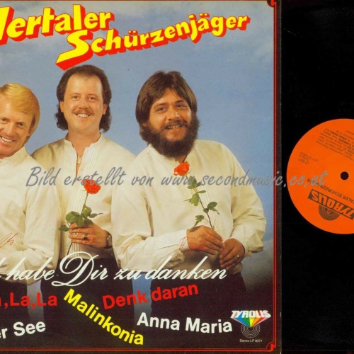 LP--Zillertaler Schürzenjäger – Ich Habe Dir Zu Danken /   NM