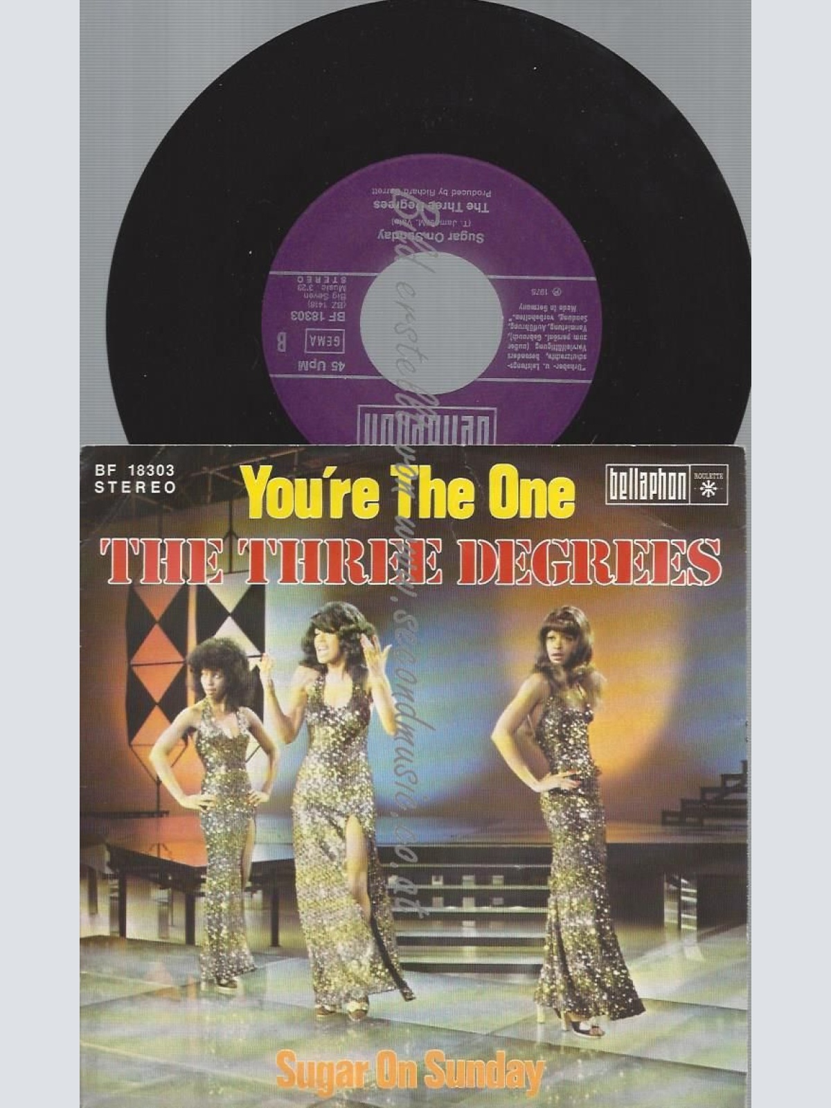 7"  The Three Degrees  You're The One
