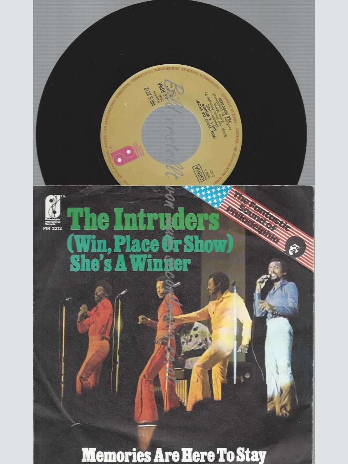 7"  The Intruders  She's A Winner