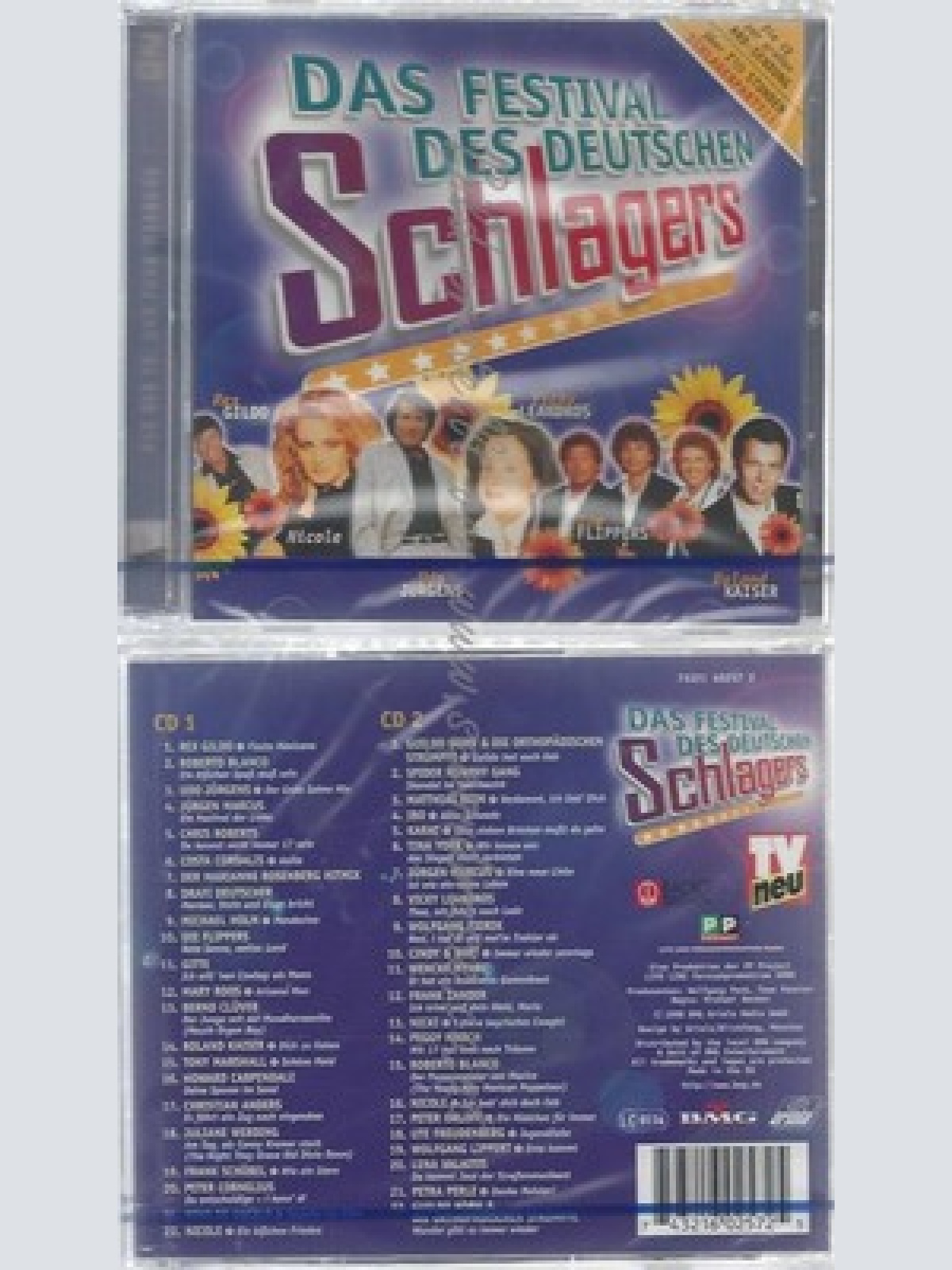 CD-NM-SEALED-VARIOUS -1998- - DOPPEL-CD -- FESTIVAL DES DEUTSCHEN SCHLAGE