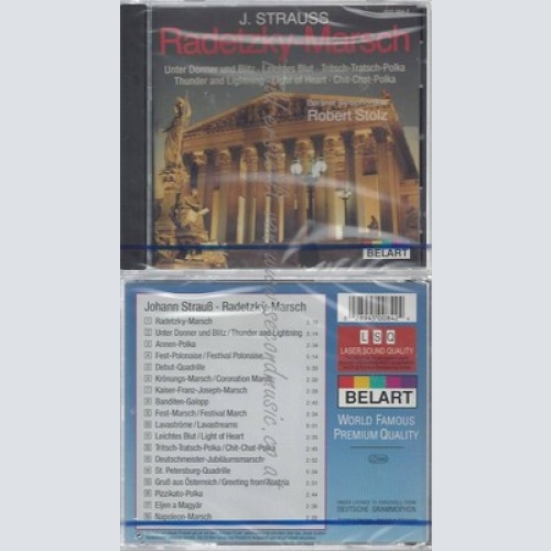 CD-NM-SEALED-R. STOLZ, BES, ROBERT STOLZ SO UND JOHANN -SOHN- STRAUSS -KOMPONIST