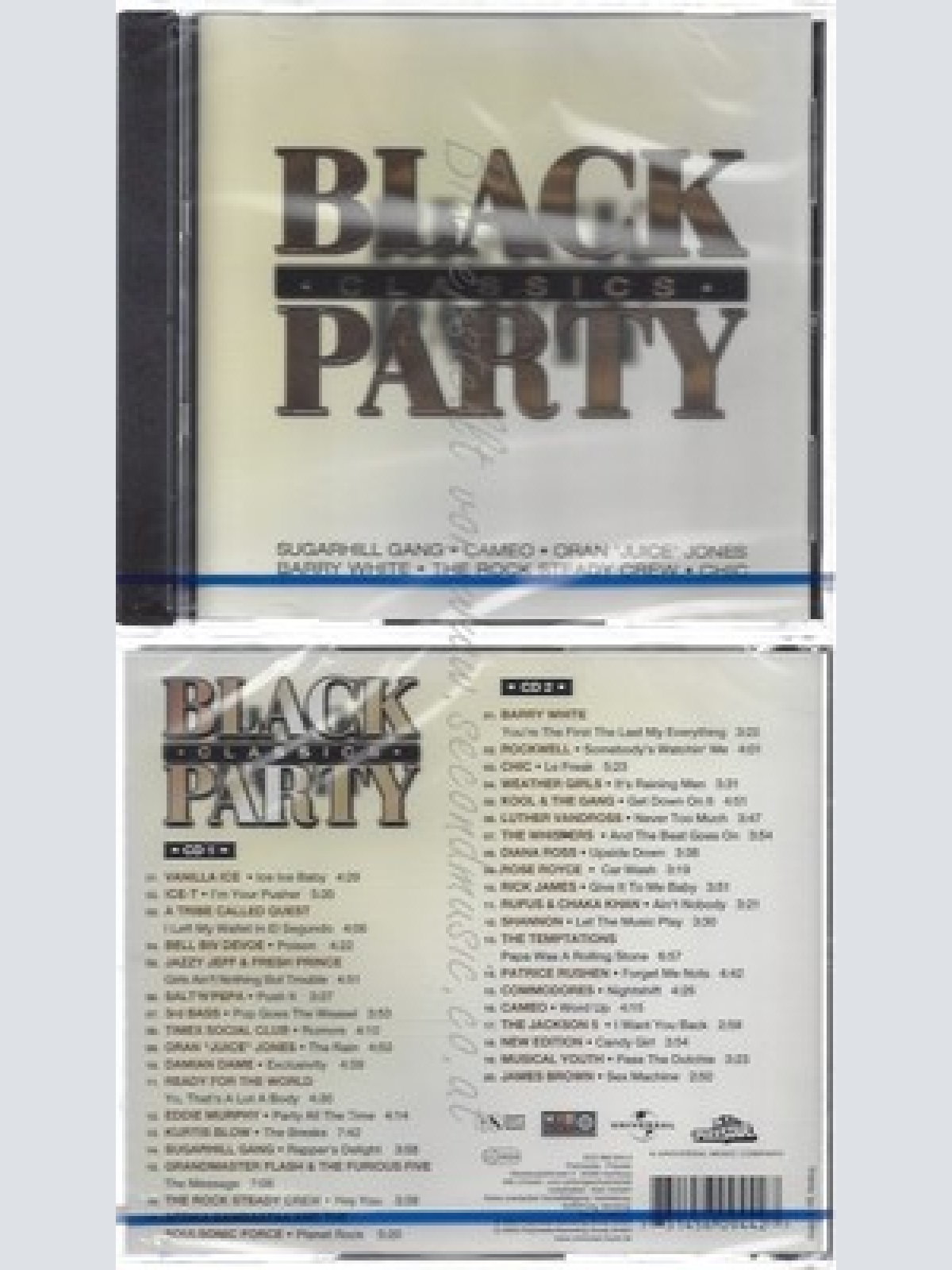 CD--NM-SEALED-VARIOUS -2000- - DOPPEL-CD -- BLACK CLASSICS PARTY