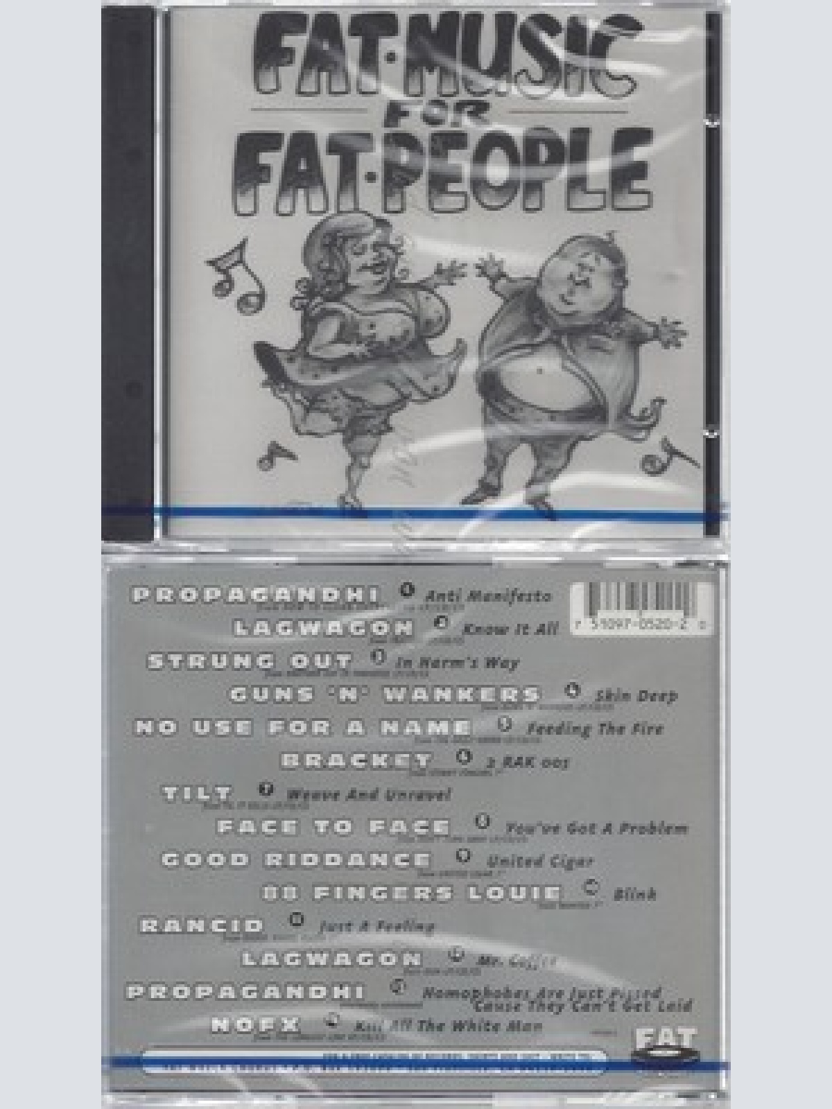 CD--NM-SEALED-VARIOUS -1998- -- FAT MUSIC FOR FAT PEOPLE -EP-