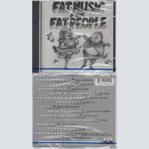 CD--NM-SEALED-VARIOUS -1998- -- FAT MUSIC FOR FAT PEOPLE -EP-