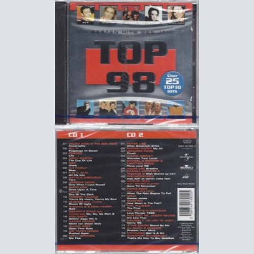 CD--NM-SEALED-VARIOUS -1998- - DOPPEL-CD -- TOP '98