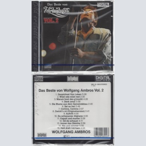 CD--NM-SEALED-W.AMBROS VOL.2 / WOLFGANG AMBROS -1985- -- DAS BESTE