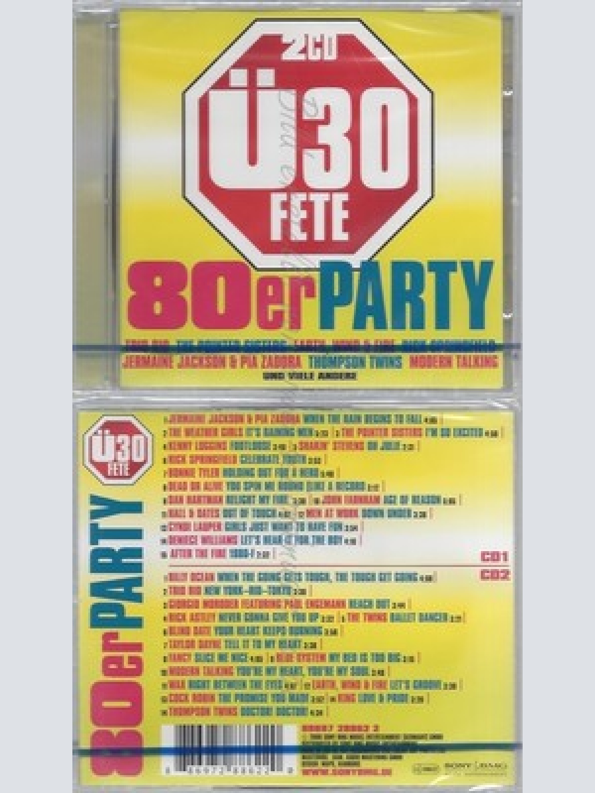 CD--NM-SEALED-VARIOUS -2008- - DOPPEL-CD -- Ü30 FETE-DIE 80ER PARTY