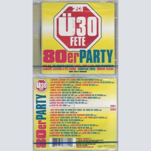 CD--NM-SEALED-VARIOUS -2008- - DOPPEL-CD -- Ü30 FETE-DIE 80ER PARTY