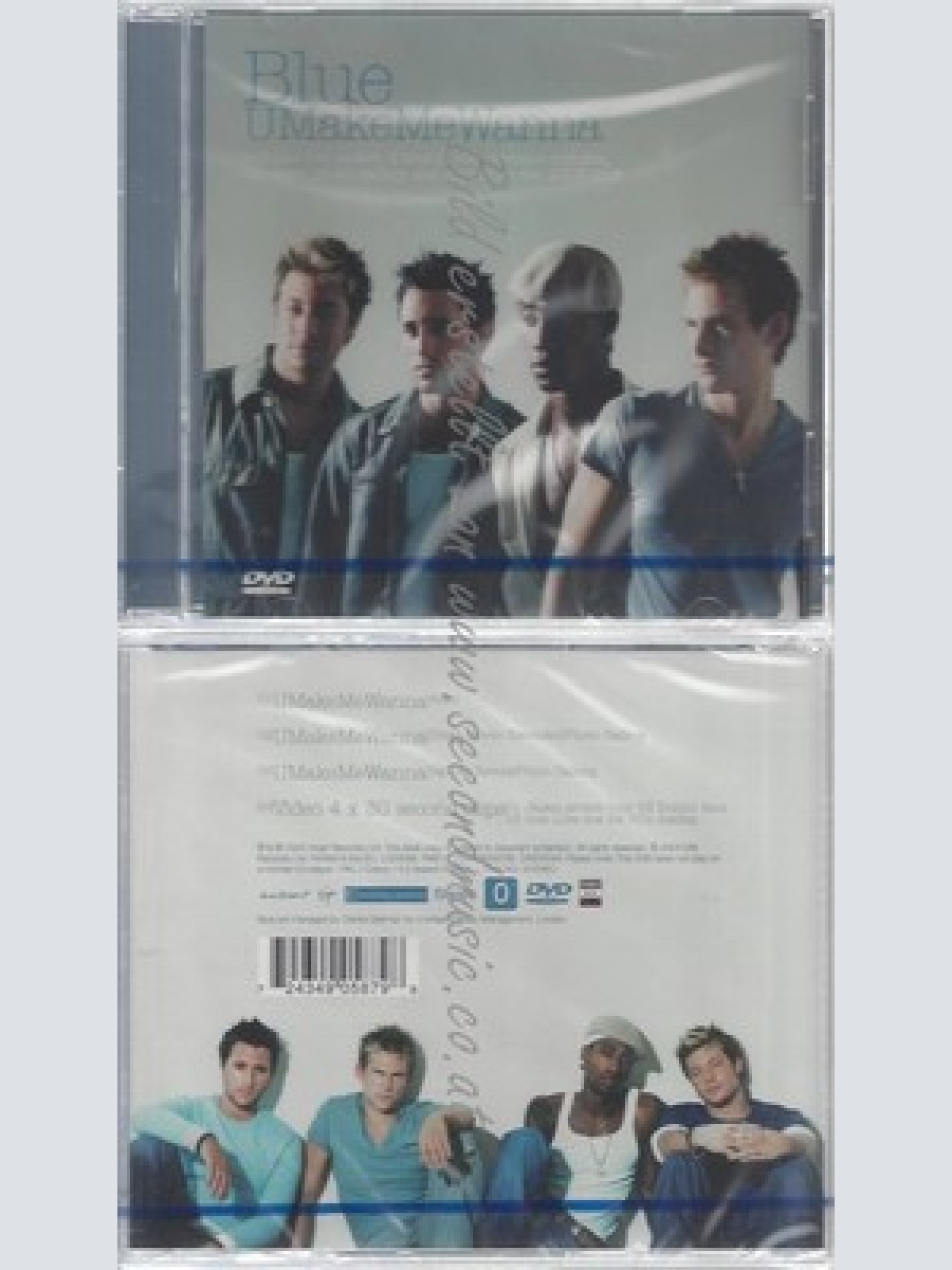 CD-NM-SEALED-BLUE--U MAKE ME WANNA-DVD-SINGLE