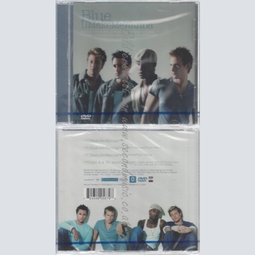 CD-NM-SEALED-BLUE--U MAKE ME WANNA-DVD-SINGLE