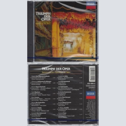 CD--NM-SEALED-VARIOUS UND VARIOUS -KOMPONIST- -1994- -- TRIUMPH DER OPER-SAMPLE