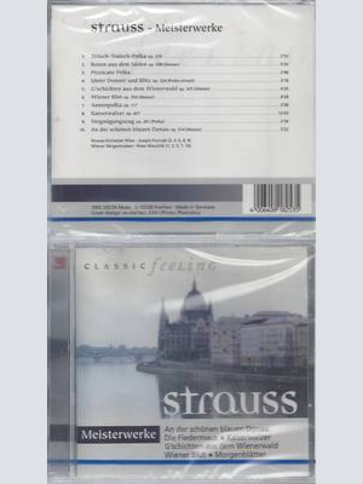 CD--NM-SEALED--CLASSIC FEELING--STRAUSS--MEISTERWERKE