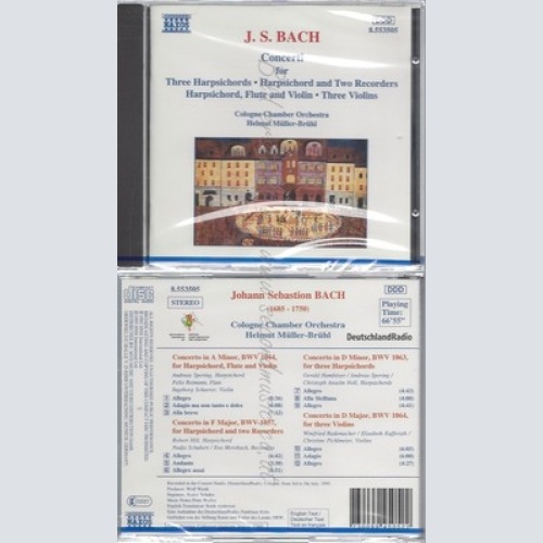 CD--NM-SEALED-VARIOUS, MÜLLER-BRÜHL UND JOHANN SEBASTIAN BACH -KOMPONIST- -1996