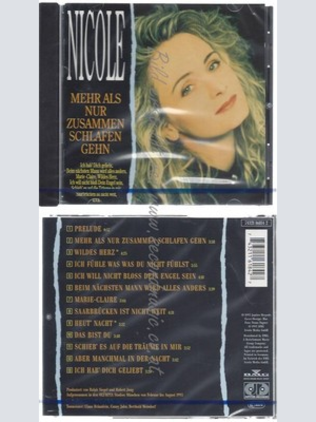CD-NM-SEALED-NICOLE -GERMAN- -1993- -- MEHR ALS NUR ZUSAMMEN SCHLAFEN
