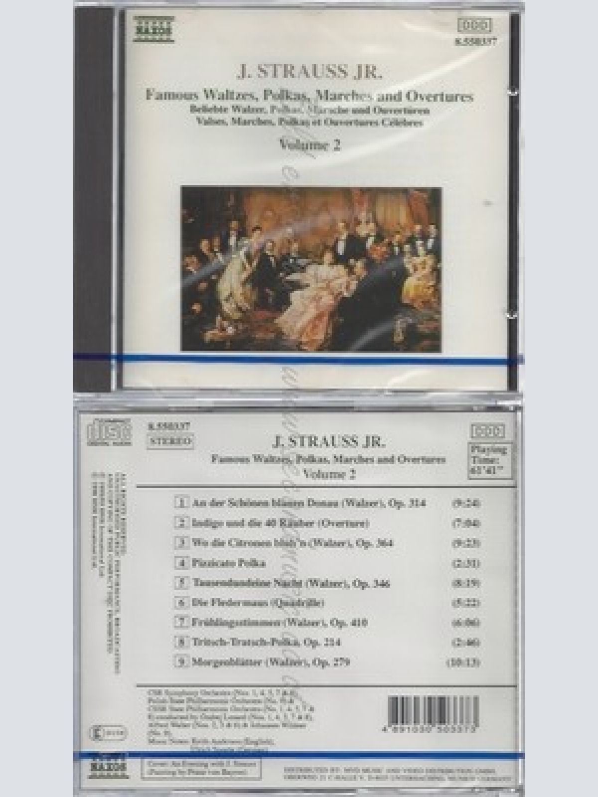 CD--NM-SEALED-VARIOUS UND JOHANN -SOHN- STRAUß -KOMPONIST- -1991- -- BELIEBTE W