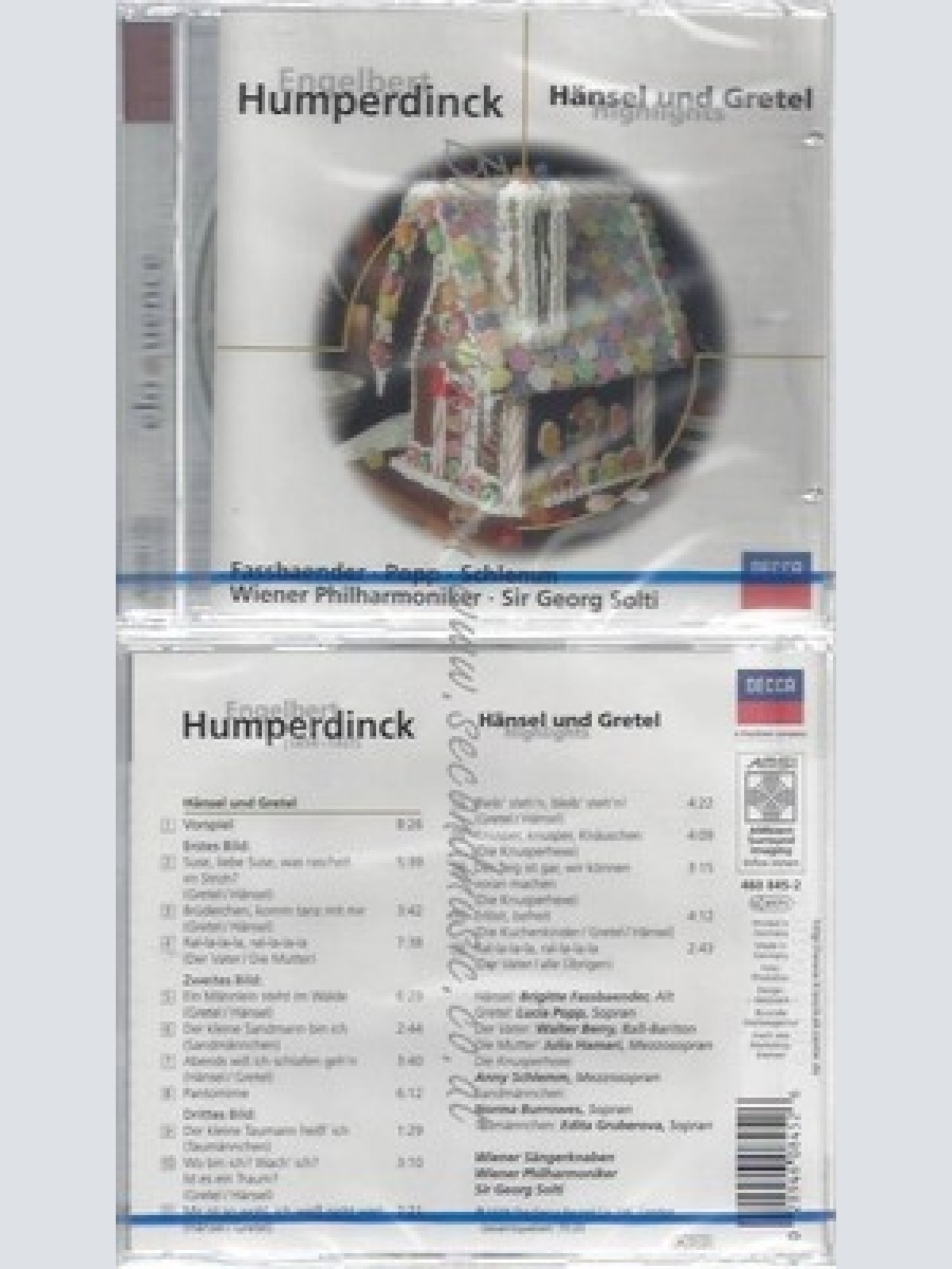 CD-NM-SEALED-FASSBAENDER, POPP, SCHLEMM UND SOLTI -1998- -- ELOQUENCE - HUMPERDI