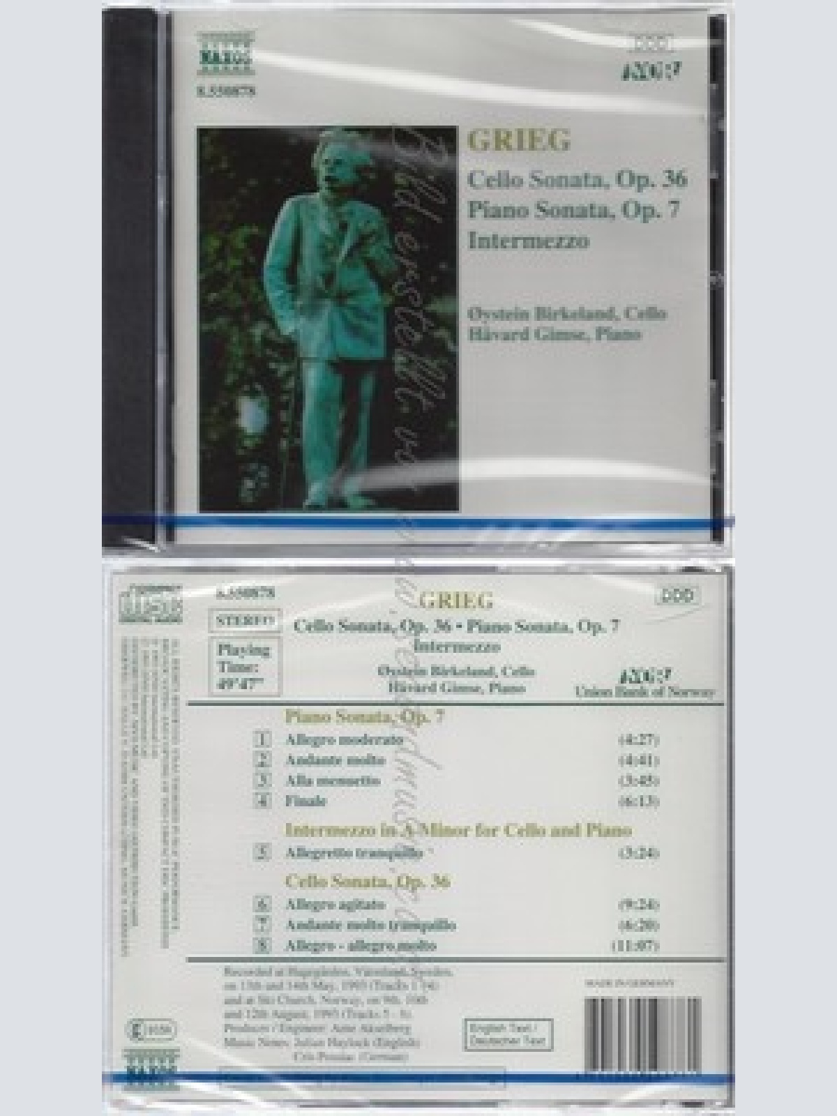 CD--NM-SEALED-OYSTEIN BIRKELAND, HAVARD GIMSE UND EDVARD GRIEG -KOMPONIST- -199