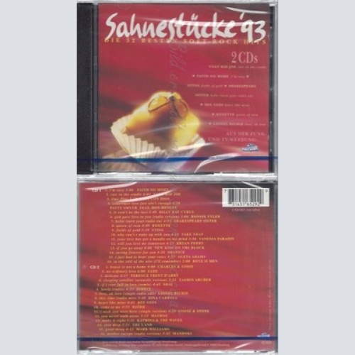 CD--NM-SEALED-SAHNESTÜCKE '93-DIE 32 BESTEN SOFT-ROCK HITS -- UGLY KID JOE, FAI