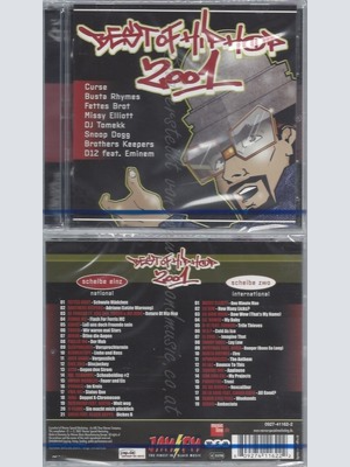 CD--NM-SEALED-VARIOUS -2001- - DOPPEL-CD -- BEST OF HIPHOP 2001