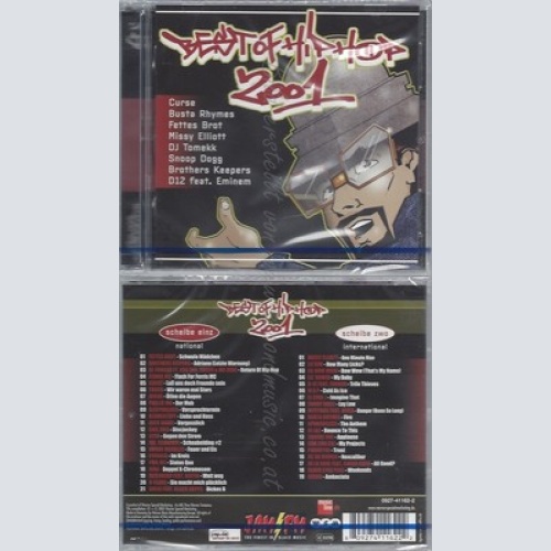 CD--NM-SEALED-VARIOUS -2001- - DOPPEL-CD -- BEST OF HIPHOP 2001
