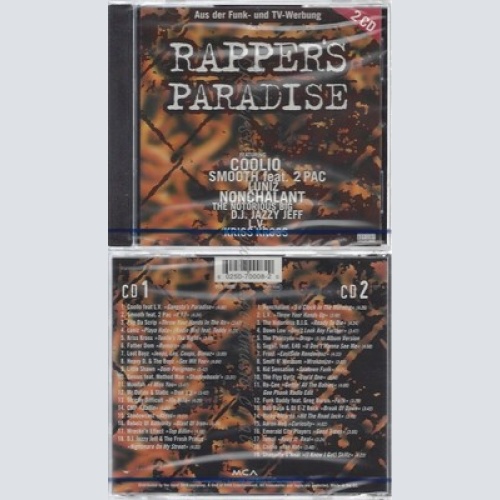 CD--NM-SEALED-VARIOUS -1996- - DOPPEL-CD -- RAPPER'S PARADISE