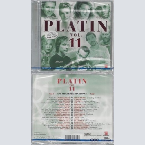 CD--NM-SEALED-VARIOUS -2001- - DOPPEL-CD -- PLATIN VOL. 11