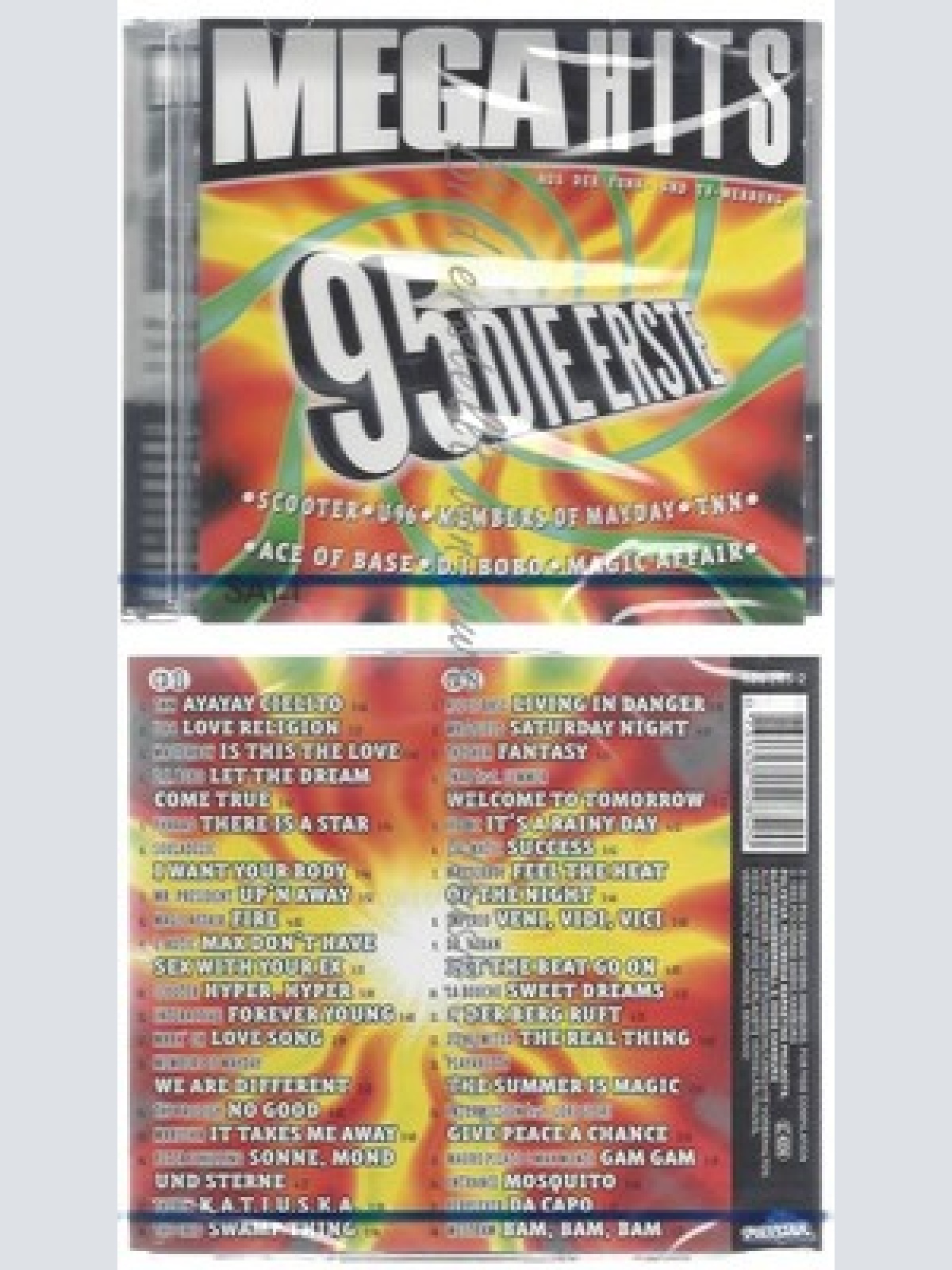 CD-NM-SEALED-DIVERSE UND POP INTERNATIONAL -1995- - DOPPEL-CD -- MEGAHITS '95 DI