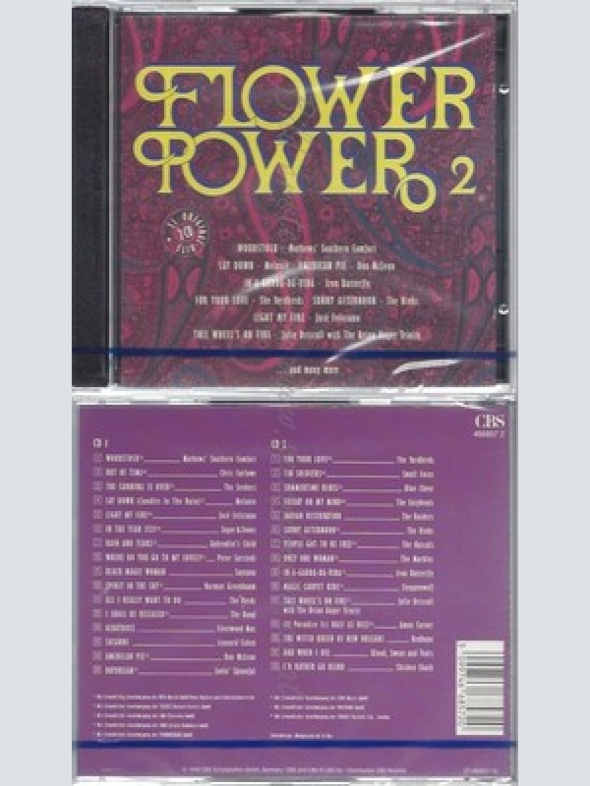 CD--NM-SEALED-VARIOUS ARTISTS -1990- - DOPPEL-CD -- FLOWER POWER 2