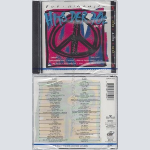 CD--NM-SEALED-VARIOUS -1992- - DOPPEL-CD -- HITS DER 70ER VOL.2