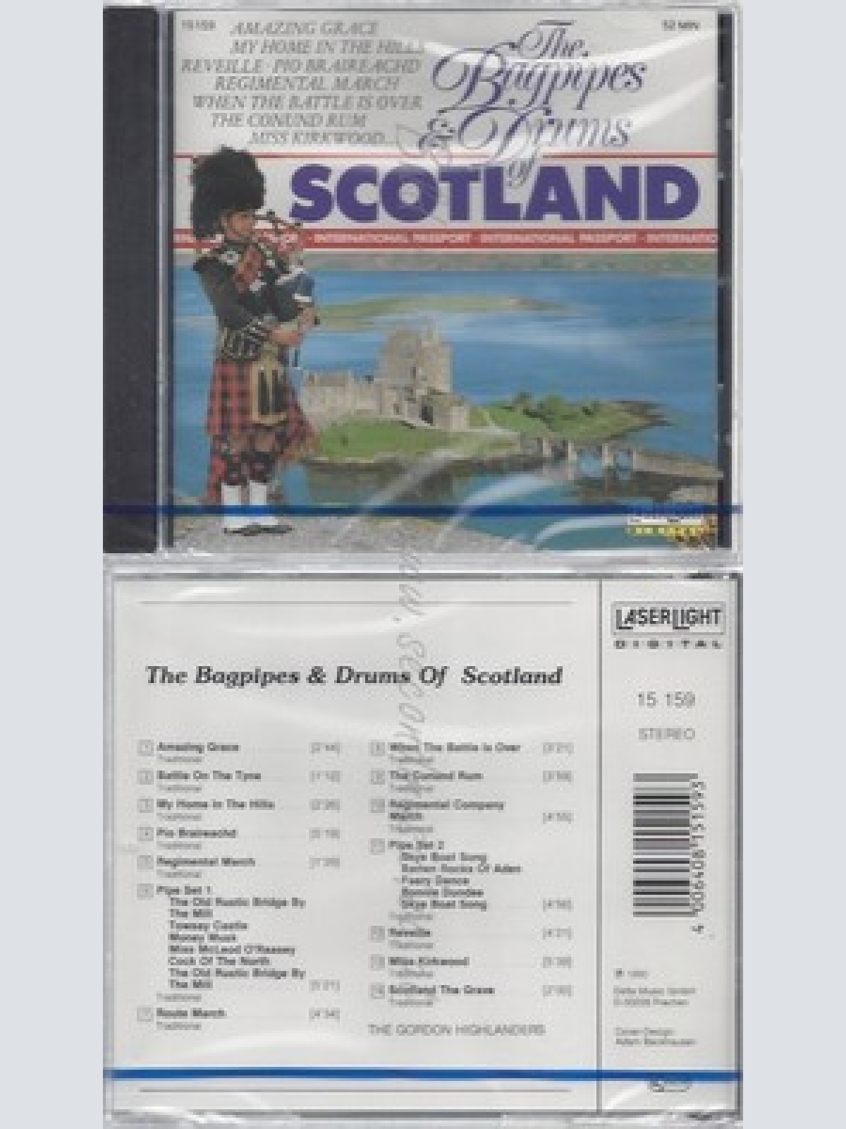 CD--NM-SEALED-THE GORDON HIGHLANDERS UND D. FORD -1985- -- THE BAGPIPES & DRUMS