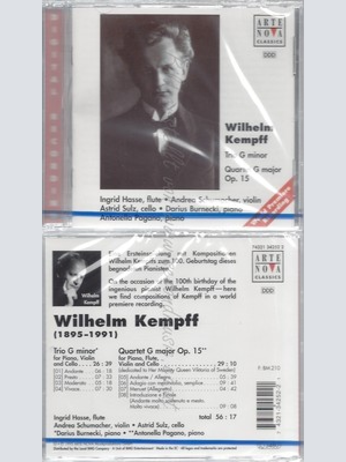 CD--NM-SEALED-LAV.QUART. / HASSE, SCHUMACHER, SULZ UND PAGANO -1996- -- KLAVIER