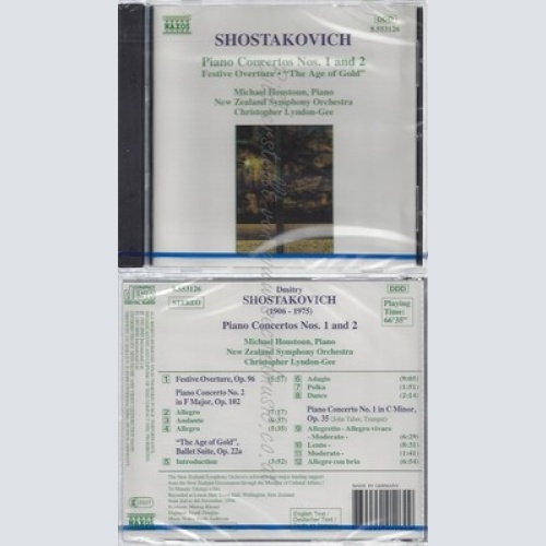 CD--NM-SEALED-HOUSTOUN, LYNDON-GEE, NZSO UND DMITRI SCHOSTAKOWITSCH -KOMPONIST-